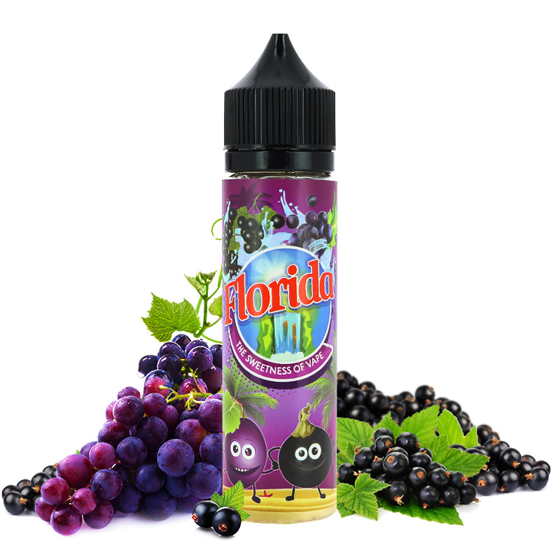 Eliquide Cassis Raisin 50 ml par Florida Fruité A&L