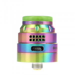 Le dripper Dead Rabbit Pro RDA de chez Hellvape en Rainbow