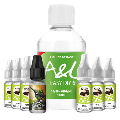 Le Pack DIY Green Banana 200ml par A&L en 6mg/ml de nicotine