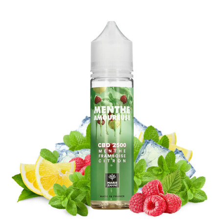 E-liquide Menthe Amoureuse 50ml Marie Jeanne en 2500mg/50ml