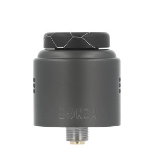 Le dripper Bonza Pro RDA de Thunder Cloud X Vaping Bogan en Matte Gunmetal
