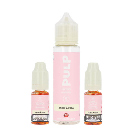 E-liquide Barbe à Papa 60ml Le Pod Liquide Pulp en 6mg/ml