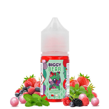 Le concentré Menthe Fruits Rouges Bubble Gum Biggy Bear par Secret's Lab en 30ml