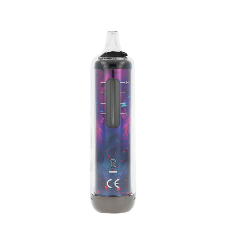 La fenêtre transparente de la Puff Rechargeable Falcon-X Plus Blackberry Red Raspberry par JNR