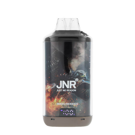L'écran de la Puff Rechargeable Falcon-X Plus Mixed Berries de JNR