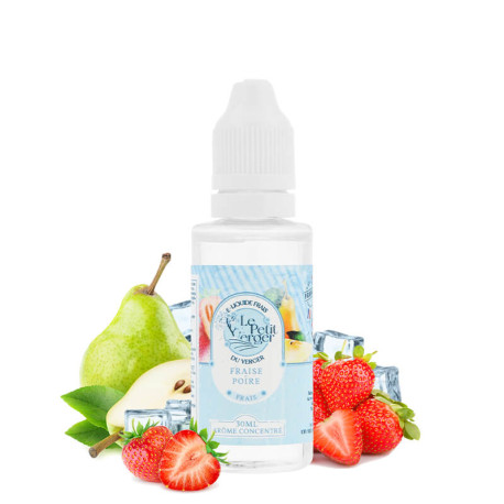 Concentré Fraise Poire Frais Le Petit Verger en 30ml