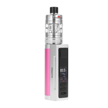 Le kit Zelos M80 par Aspire en Pink & Silver