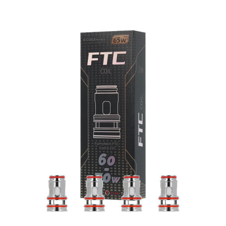 La boîte de 4 résistances FTC de chez Fumytech en 0.2ohm