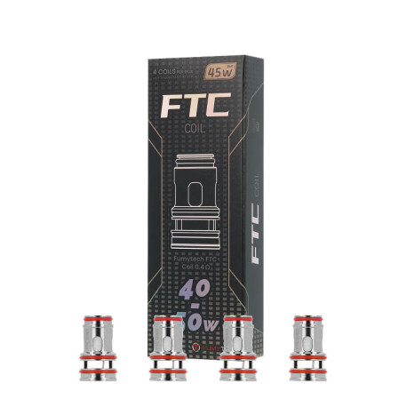 La boîte de 4 résistances FTC de chez Fumytech en 0.4ohm