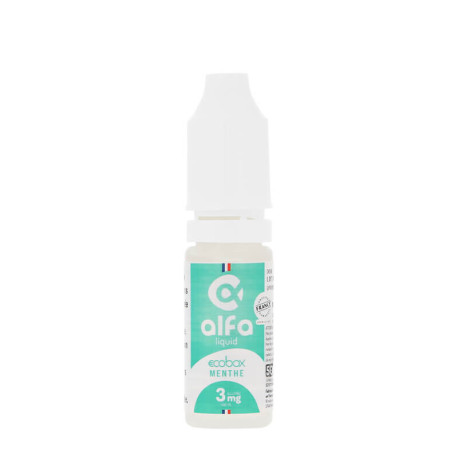 E-liquide Menthe Ecobox par Alfaliquid