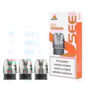 Le lot de trois cartouches VSEE en 0.6ohm par Hellvape