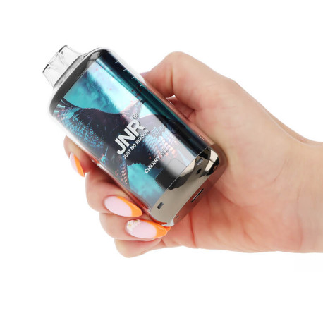 La prise en main de la puff rechargeable Falcon-X Plus Cherry Ice de JNR