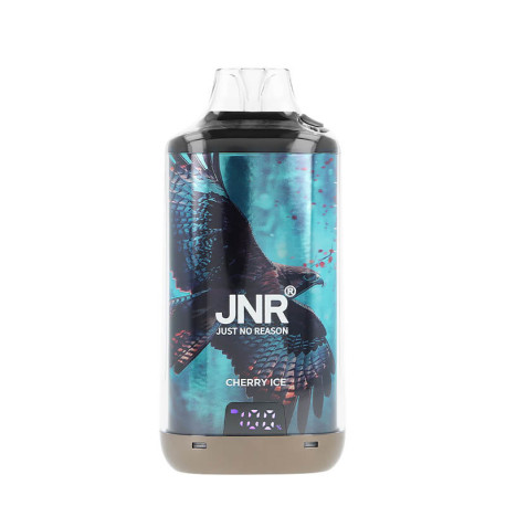 L'écran de la puff rechargeable Falcon-X Plus Cherry Ice par JNR