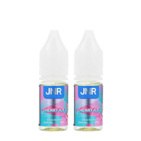 Les deux flacons de e-liquide Cherry Ice par JNR