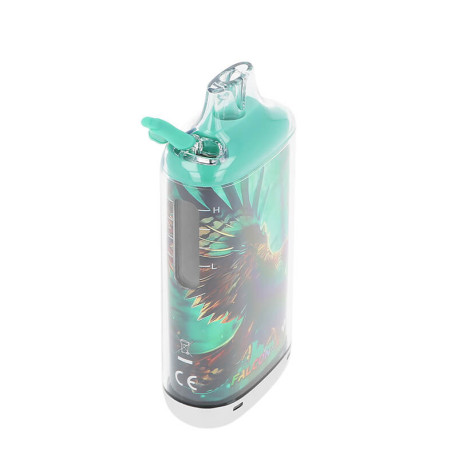 La trappe de remplissage de la puff rechargeable Falcon-X Plus Mango Passion Fruit par JNR