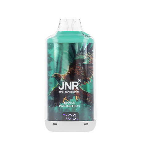 L'écran de la puff rechargeable Falcon-X Plus Mango Passion Fruit par JNR