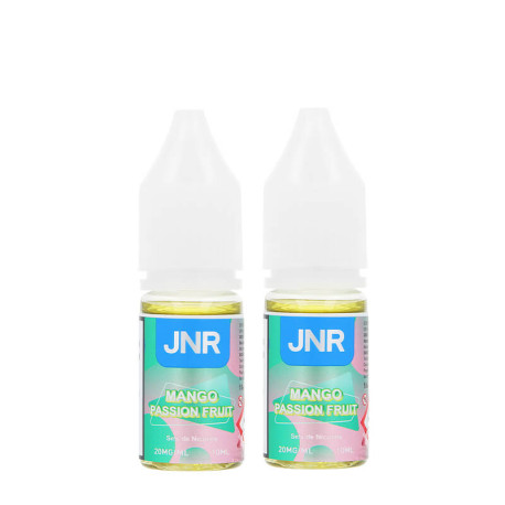 Les deux flacons de e-liquide Mango Passion Fruit par JNR