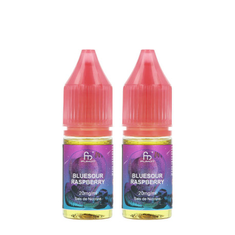 Les deux e-liquides BlueSour Raspberry de chez Fumot