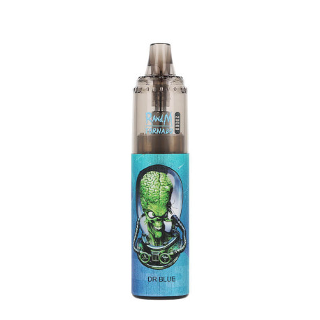 La puff rechargeable Tornado RandM Dr Blue de chez Fumot