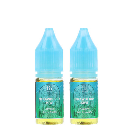 Les deux e-liquides Strawberry Kiwi par Fumot
