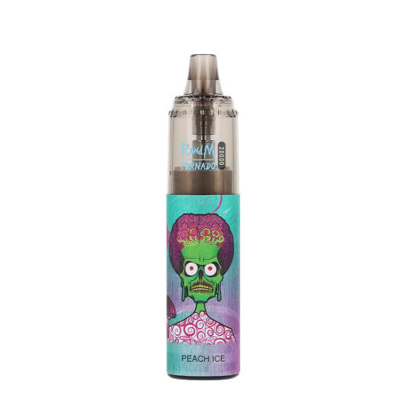 La puff rechargeable Tornado RandM Peach Ice de chez Fumot
