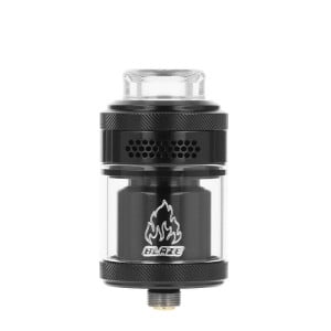 L'atomiseur Blaze Solo 2 RTA de THC et Mike Vapes en Acier et Noir