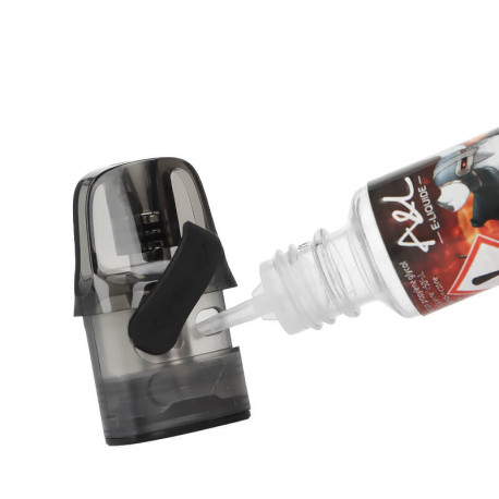 Le remplissage de la cartouche Ursa du pod Ursa Nano S2 de chez Lost Vape