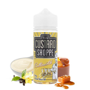 Le e-liquide Butterscotch Custard Shoppe de Monster Vape Labs en 100 ml