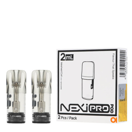 Lot de deux cartouches à résistance scellée Nexi Pro par Aspire en 2 ml et 1.2 ohm