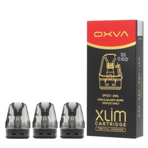 Le lot de trois cartouches XLIM Top Fill SS de chez OXVA en 0.6 ohm