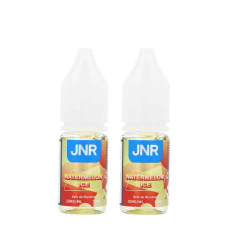 Les deux e-liquides Watermelon Ice de chez JNR