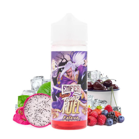 Le e-liquide Katana Enfer X Fighter Fuel de chez Maison Fuel en 100 ml