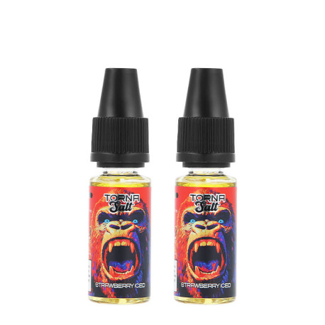 Les deux e-liquides Strawberry Iced de chez Torna-Bar