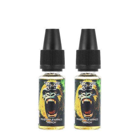 Les deux e-liquides Pineapple Mango Peach de chez Torna-Bar