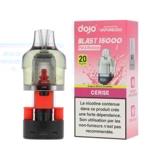 La cartouche préremplie Dojo Blast en 20mg de chez Vaporesso saveur Cerise