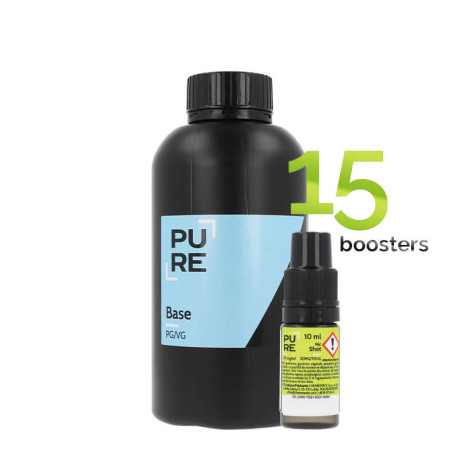 Le pack base DIY 500ml 50/50 de chez PURE en 6mg/ml