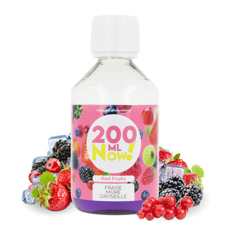 Le e-liquide Red Fruits 200ml de chez Now