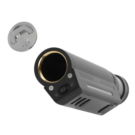 La trappe à accu du kit Zelos X80 de chez Aspire