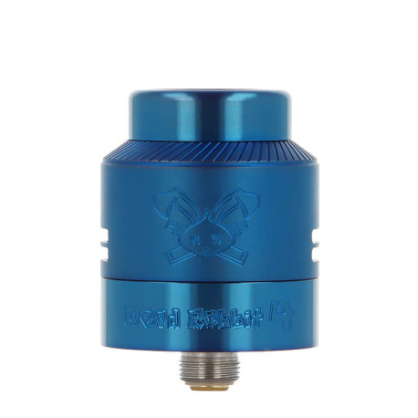 Le dripper Dead Rabbit 4 RDA de chez Hellvape en Bleu