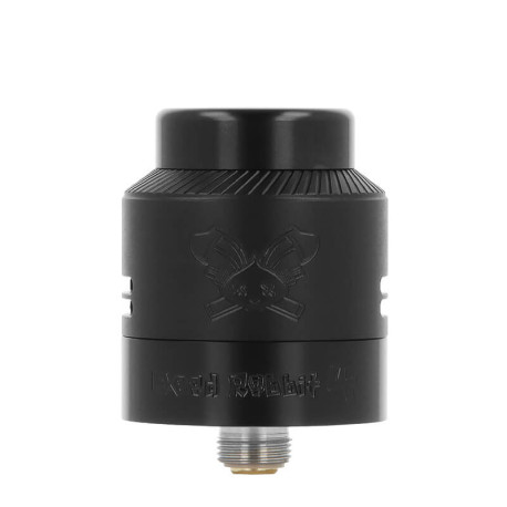 Le dripper Dead Rabbit 4 RDA de chez Hellvape en Mate Full Black