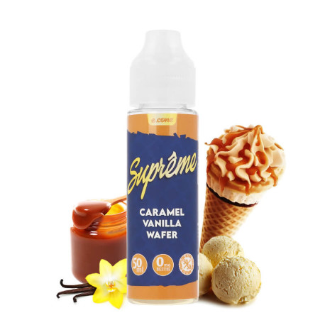 E-liquide Caramel Vanilla 50ml Supreme E-cone Vape Maker
