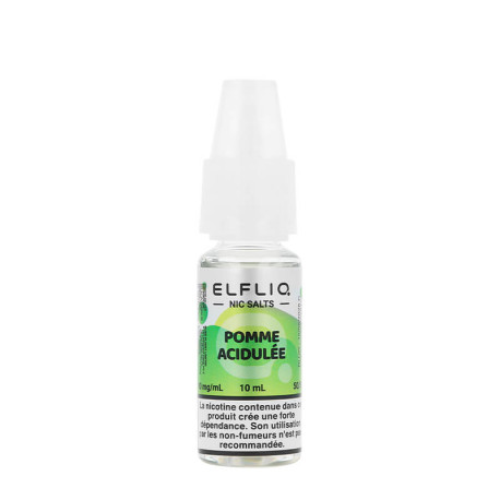 Le e-liquide Pomme Acidulée ELFLIQ de chez Elfbar en 10 ml