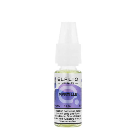 Le e-liquide Myrtille ELFLIQ de chez Elfbar en 10ml
