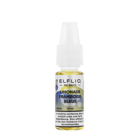 Le e-liquide Limonade Framboise Bleue ELFLIQ de chez Elfbar en 10ml
