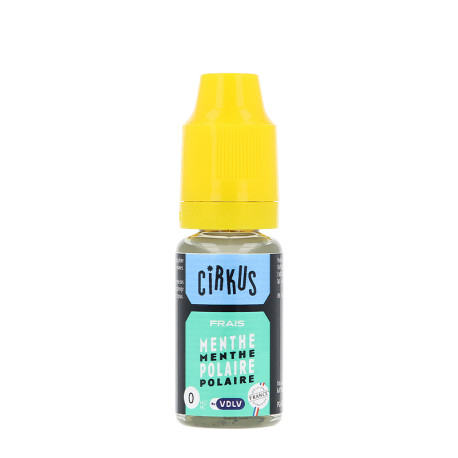Le e-liquide Menthe Polaire Cirkus de chez VDLV en 10ml