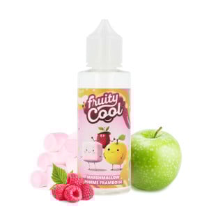 Le e-liquide Marshmallow Pomme Framboise 100ml Fruity Cool par Crazy Labs