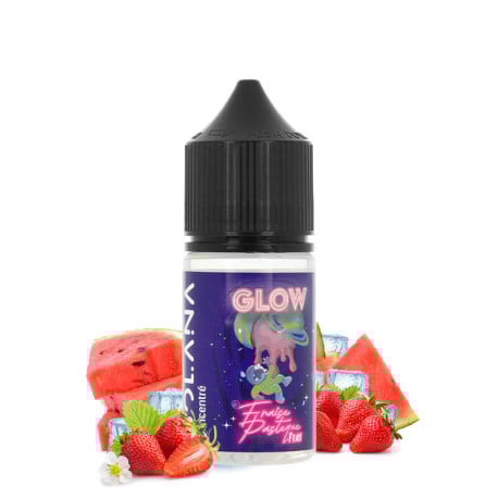 Le concentré Fraise Pastèque Frais Glow de chez Solana en 30 ml