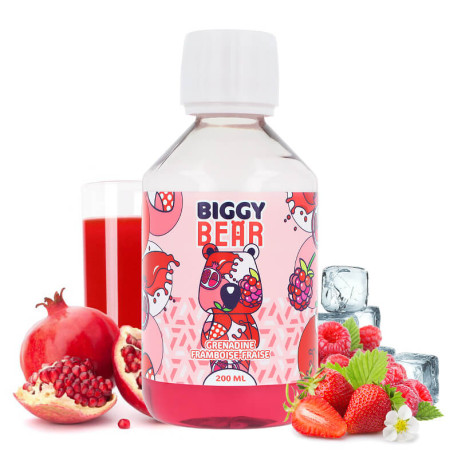 E-liquide Grenadine Framboise Fraise 200ml Biggy Bear par Secret's Lab