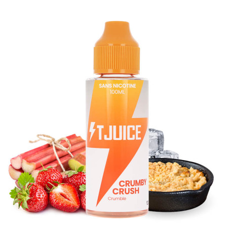 Le e-liquide Crumby Crush 100ml de chez T-Juice