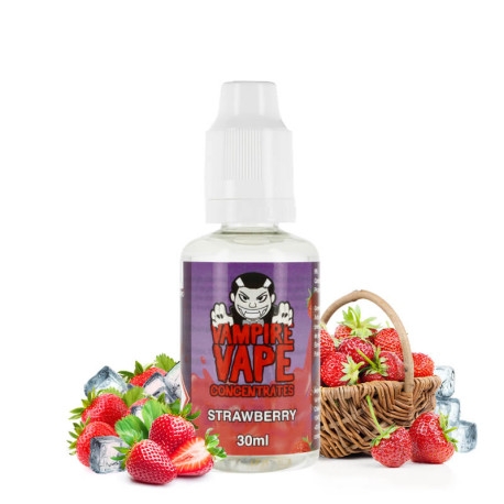 Le concentré Strawberry de chez Vampire Vape en 30ml